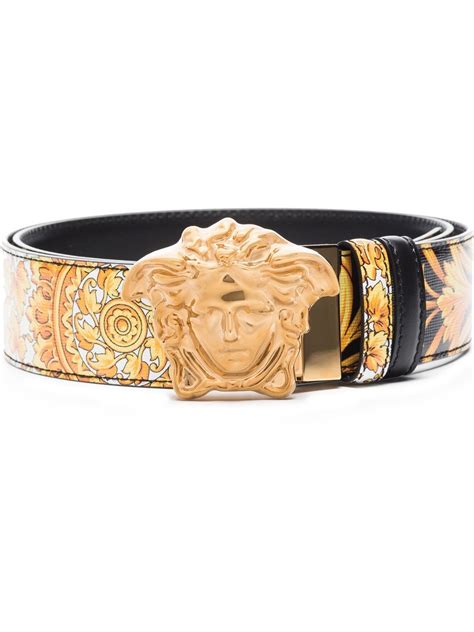 cinturón versace blanco